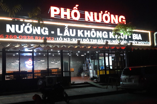 Thi công biển quảng cáo tại Hà Nội