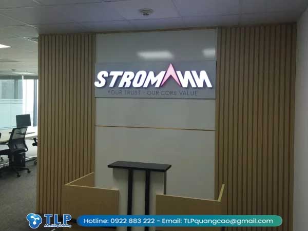 Công trình backdrop tại văn phòng công ty STROMANN