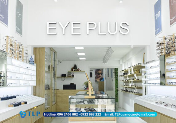 Hệ thống biển hiệu cửa hàng kính mắt eyeplus