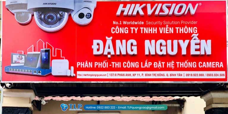 Bảng hiệu quảng cáo camera Đặng Nguyễn