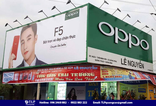 Biển Alu cửa hàng điện thoại Oppo
