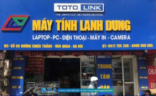 Hệ thống biển quảng cáo máy tính camera Lanh Dung