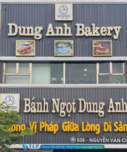 Hệ thống biển hiệu tiệm bánh Dung Anh